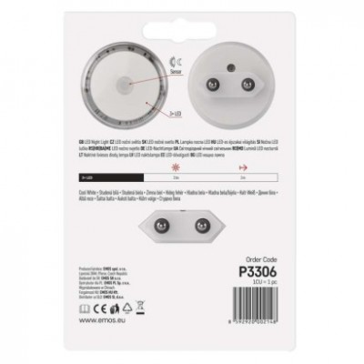 LED noční světlo P3306 s fotosenzorem do zásuvky (1 ks) - foto č. 15