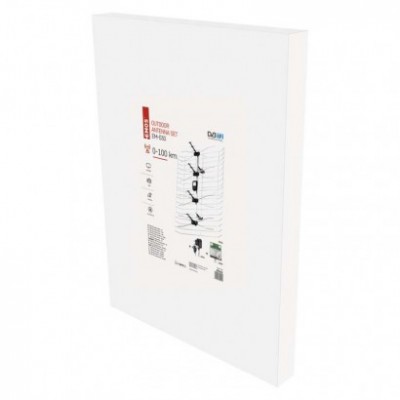 Anténa venkovní EM-030, 0–100 km, DVB-T2, DAB, filtr LTE/4G (1 ks) - foto č. 7