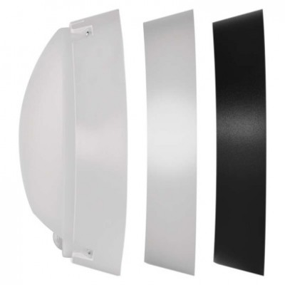 LED přisazené svítidlo ZURI s pohyb. čidl., kruhové č/b 14W t.b. (1 ks) - foto č. 10