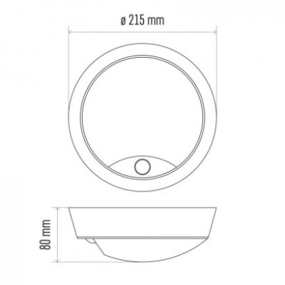 LED přisazené svítidlo ZURI s pohyb. čidl., kruhové č/b 14W t.b. (1 ks) - foto č. 28