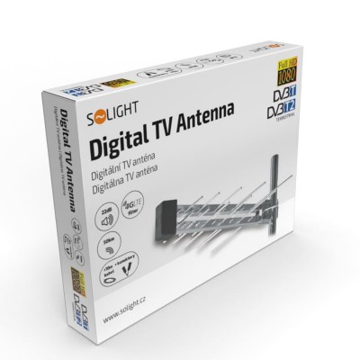 Solight venkovní anténa, DVB-T2, 22dB - foto č. 4