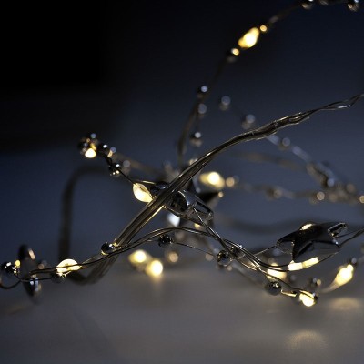Solight LED řetěz řetízek s dekoracemi, 20LED řetěz, 1m, 2x AA, IP20  - foto č. 2