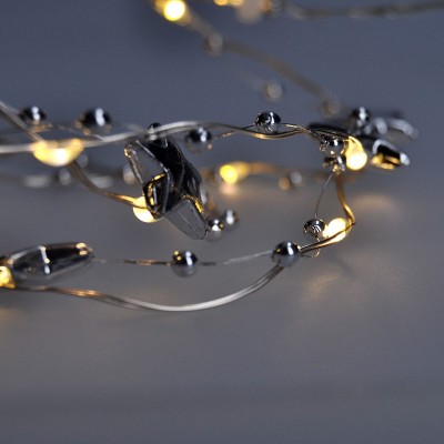 Solight LED řetěz řetízek s dekoracemi, 20LED řetěz, 1m, 2x AA, IP20  - foto č. 4