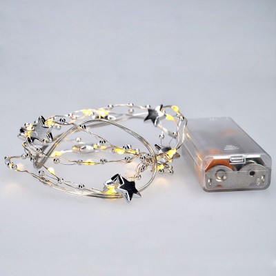 Solight LED řetěz řetízek s dekoracemi, 20LED řetěz, 1m, 2x AA, IP20  - foto č. 7