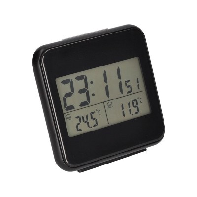 Solight bezdrátový teploměr,vnitřní/venkovní teplota, čas, budík, černý - foto č. 6