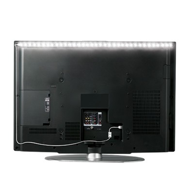 Solight LED pásek pro TV, 100cm, USB, vypínač, studená bílá - foto č. 2