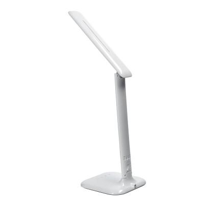 Solight LED stmívatelná stolní lampička s displejem, 7W, volba teploty světla, bílý lesk - foto č. 4