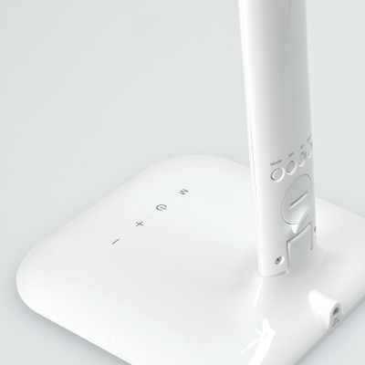 Solight LED stmívatelná stolní lampička s displejem, 7W, volba teploty světla, bílý lesk - foto č. 5