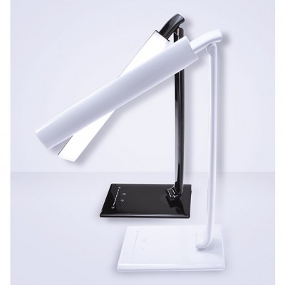 Solight LED stolní lampička stmívatelná, 12W, volba teploty světla, USB, bílý lesk - foto č. 8