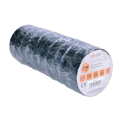 Solight izolační páska, 15mm x 0,13mm x 10m, černá - foto č. 2