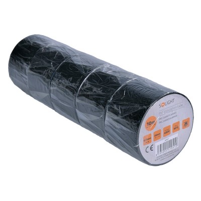 Solight izolační páska, 38mm x 0,13mm x 10m, černá - foto č. 2