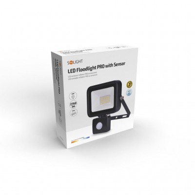 Solight LED reflektor PRO se senzorem, 30W, 2760lm, 5000K, IP44 - foto č. 3