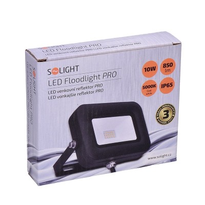 Solight LED reflektor PRO, 10W, 920lm, 5000K, IP65 - foto č. 2