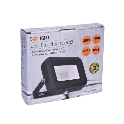 Solight LED reflektor PRO, 20W, 1840lm, 5000K, IP65 - foto č. 2