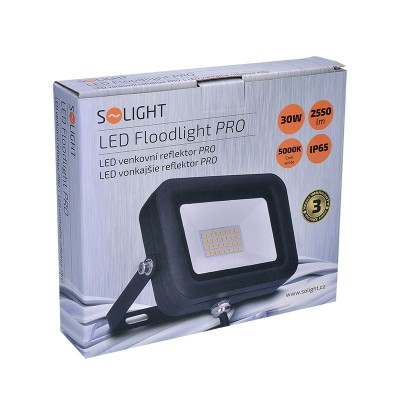 Solight LED reflektor PRO, 30W, 2760lm, 5000K, IP65 - foto č. 2