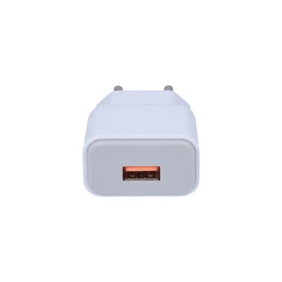 Solight USB nabíjecí adaptér, fast charge: 1x USB Qualcomm, 5V2A/9V1.5A/12V1A, AC 230V, bílošedý - foto č. 3