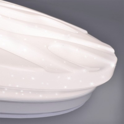 Solight LED stropní světlo Wave, 30W, 2100lm, stmívatelné, změna chromatičnosti, dálkové ovládání - foto č. 4