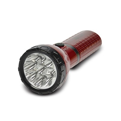 Solight LED nabíjecí svítilna, 9 x LED, červenočerná, plug-in - foto č. 2