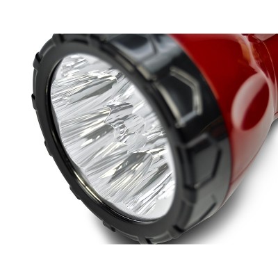 Solight LED nabíjecí svítilna, 9 x LED, červenočerná, plug-in - foto č. 5