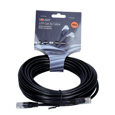 Solight UTP CAT.5E kabel, RJ45 konektor - RJ45 konektor, 10m - foto č. 2