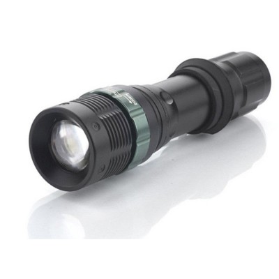 Solight LED kovová svítilna, 150lm, 3W CREE LED, černá, fokus, 3 x AAA - foto č. 2