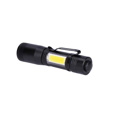 Solight LED kovová svítilna, 150 +60lm, 3W + COB, AA, černá - foto č. 3