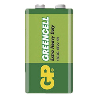 Zinková baterie GP Greencell 9V (6F22) (1 ks) - foto č. 6