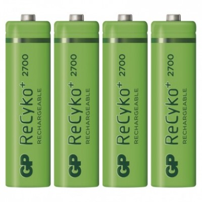 Nabíjecí baterie GP ReCyko+ 2700 (AA) (4 ks) - foto č. 2