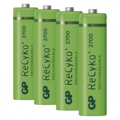 Nabíjecí baterie GP ReCyko+ 2700 (AA) (4 ks) - foto č. 3