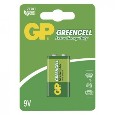Zinková baterie GP Greencell 9V (6F22) (1 ks) - foto č. 2