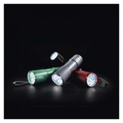 LED ruční kovová svítilna P3848A, 50 lm, 3× AAA, 24 ks, display box (24 ks) - foto č. 21