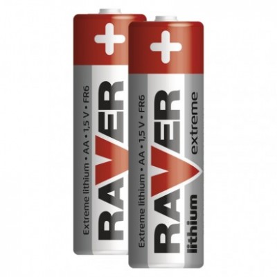 Lithiová baterie RAVER AA (FR6) (2 ks) - foto č. 4