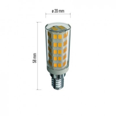 LED žárovka do digestoře Classic JC / E14 / 4,5 W (40 W) / 465 lm / neutrální bílá (1 ks) - foto č. 14