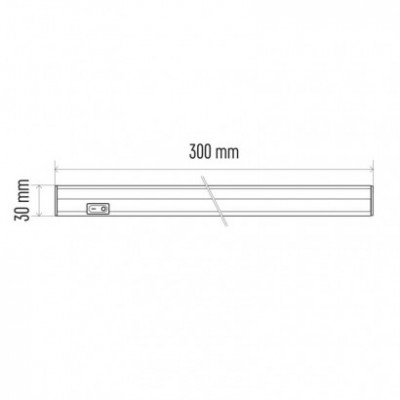 LED osvětlení T5 lišta TIGO 300mm, 5W neutrální bílá (1 ks) - foto č. 24
