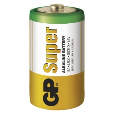 Alkalická baterie GP Super D (LR20) (2 ks) - foto č. 8