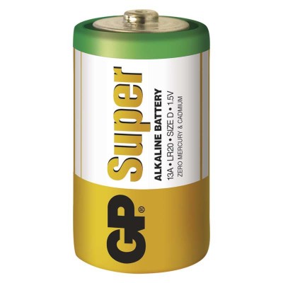 Alkalická baterie GP Super D (LR20) (2 ks) - foto č. 7