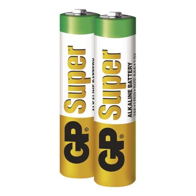 Alkalická baterie GP Super AAA (LR03) (2 ks) - foto č. 7