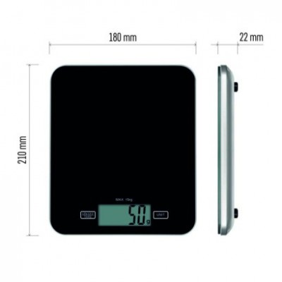 Digitální kuchyňská váha EV022, černá (1 ks) - foto č. 20