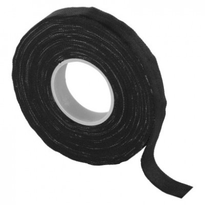 Izolační páska textilní 15mm / 15m černá (1 ks) - foto č. 2