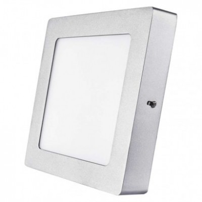 LED přisazené svítidlo PROFI, čtvercové, stříbrné, 12,5W neutrální bílá (1 ks) - foto č. 2