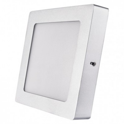 LED přisazené svítidlo PROFI, čtvercové, stříbrné, 12,5W neutrální bílá (1 ks) - foto č. 8