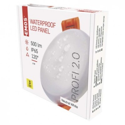 LED vestavné svítidlo VIXXO, kruhové, bílé, 6W neut. bíla, IP65 (1 ks) - foto č. 20