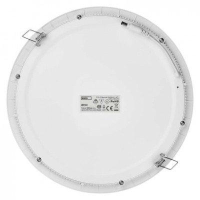 LED vestavné svítidlo PROFI, kruhové, bílé, 24W teplá bílá (1 ks) - foto č. 8