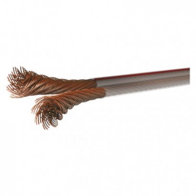 Dvojlinka nestíněná 2x0,75mm průhledná, 100m (100 m) - foto č. 2