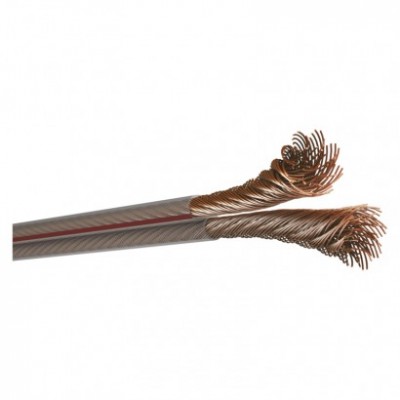 Dvojlinka nestíněná 2x0,75mm průhledná, 100m (100 m) - foto č. 3