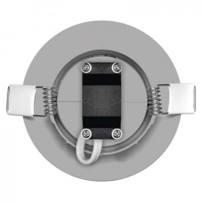 LED bodové svítidlo SIMMI stříbrné, kruh 5W teplá bílá (1 ks) - foto č. 8