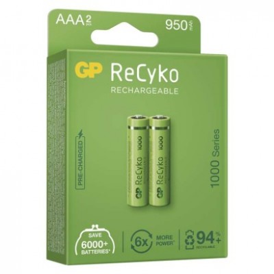Nabíjecí baterie GP ReCyko 1000 AAA (HR03) (2 ks) - foto č. 11