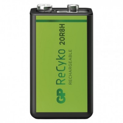 Nabíjecí baterie GP ReCyko 200 (9V) (1 ks) - foto č. 2