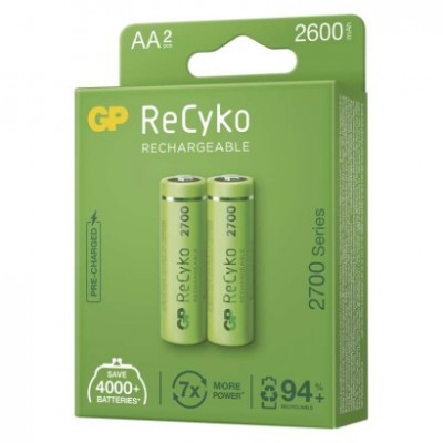 Nabíjecí baterie GP ReCyko 2700 AA (HR6) (2 ks) - foto č. 9