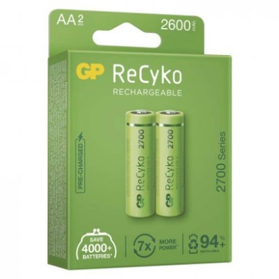 Nabíjecí baterie GP ReCyko 2700 AA (HR6) (2 ks) - foto č. 11